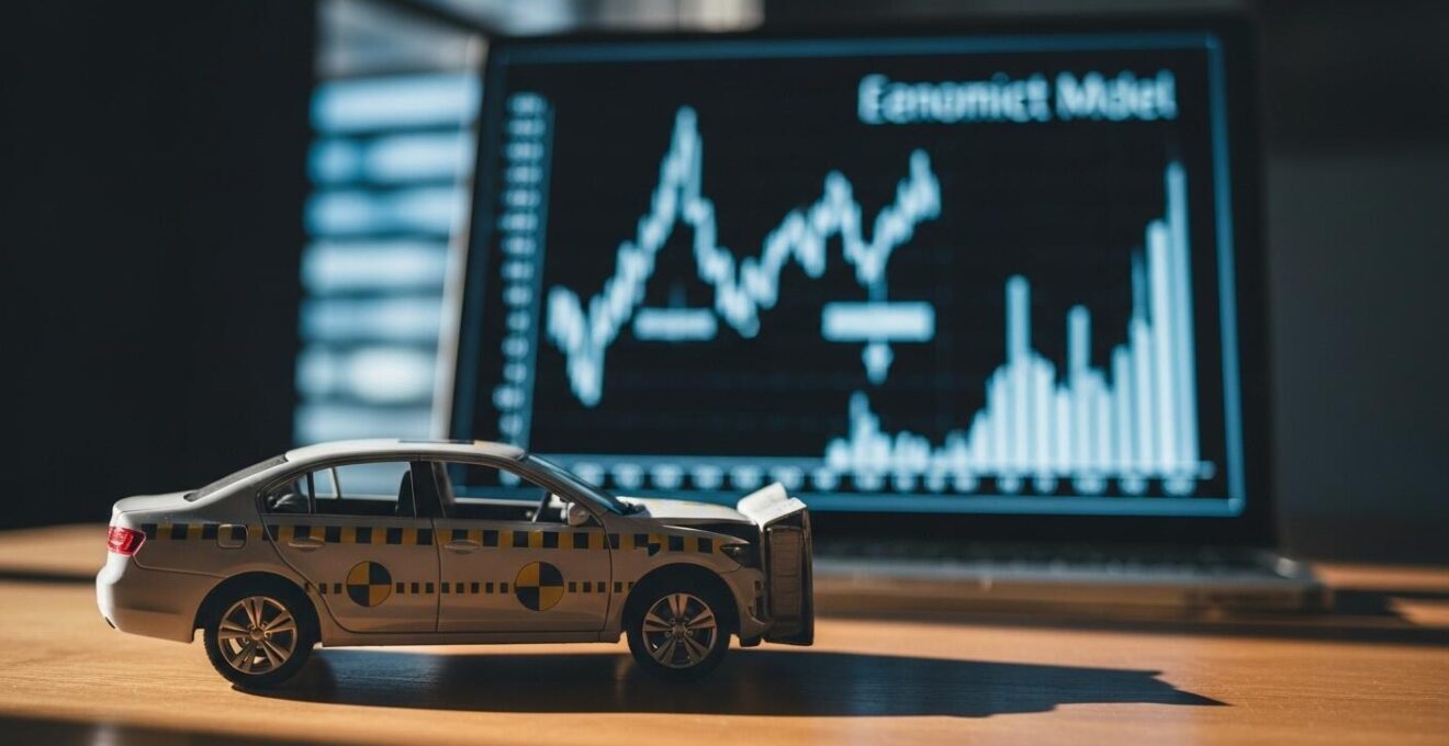 Schéma conceptuel d'un crash test appliqué à un modèle économique d'entreprise